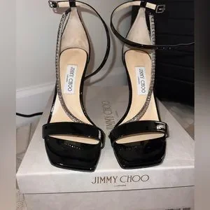 Jimmy Choo | Shoes | Jimmy Choo Talika Sandal Black Patent